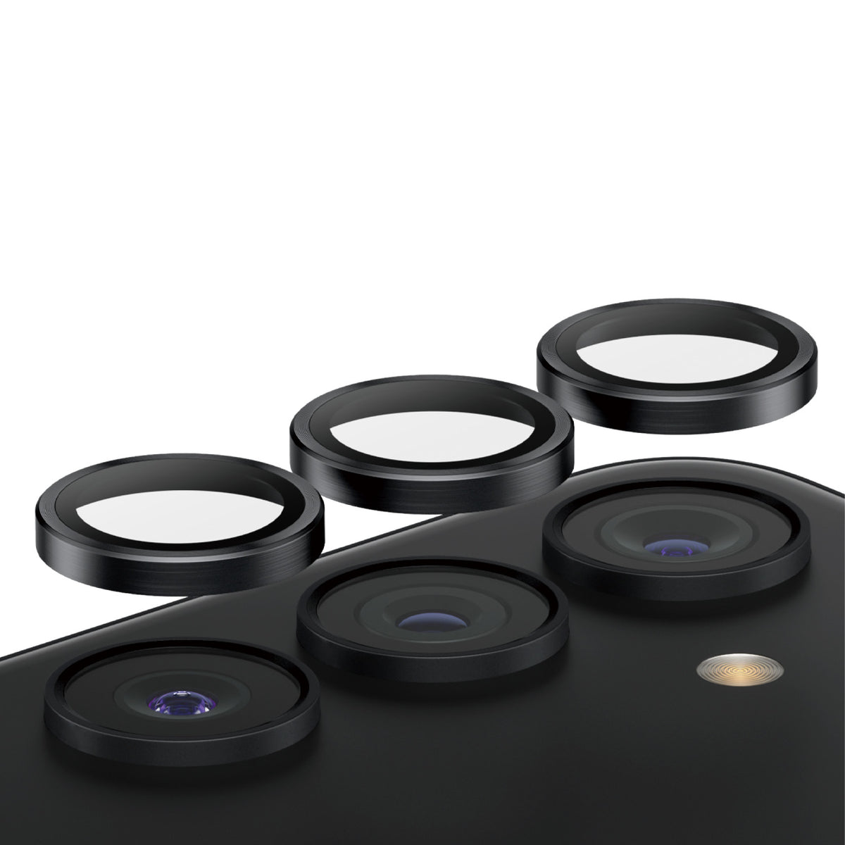 PanzerGlass PanzerGlass® Hoops® Camera Lens Protector Black Samsung Galaxy S24 | S23 | S23+