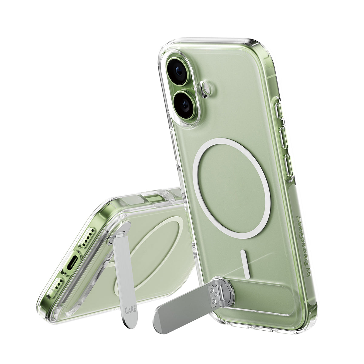 PanzerGlass CARE by PanzerGlass Kickstand Case Transparent w. MagSafe iPhone 17