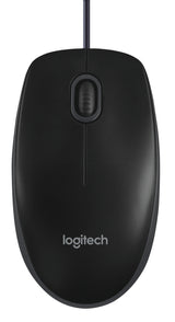 Logitech B100 Optical Mouse For Business Black