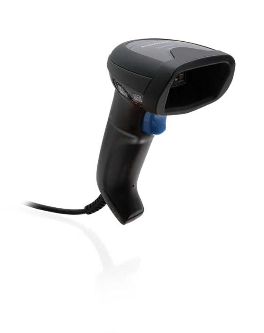 Datalogic Quickscan Lite 2500 2D Imager Kit W/ Coiled USB + Stand Blk