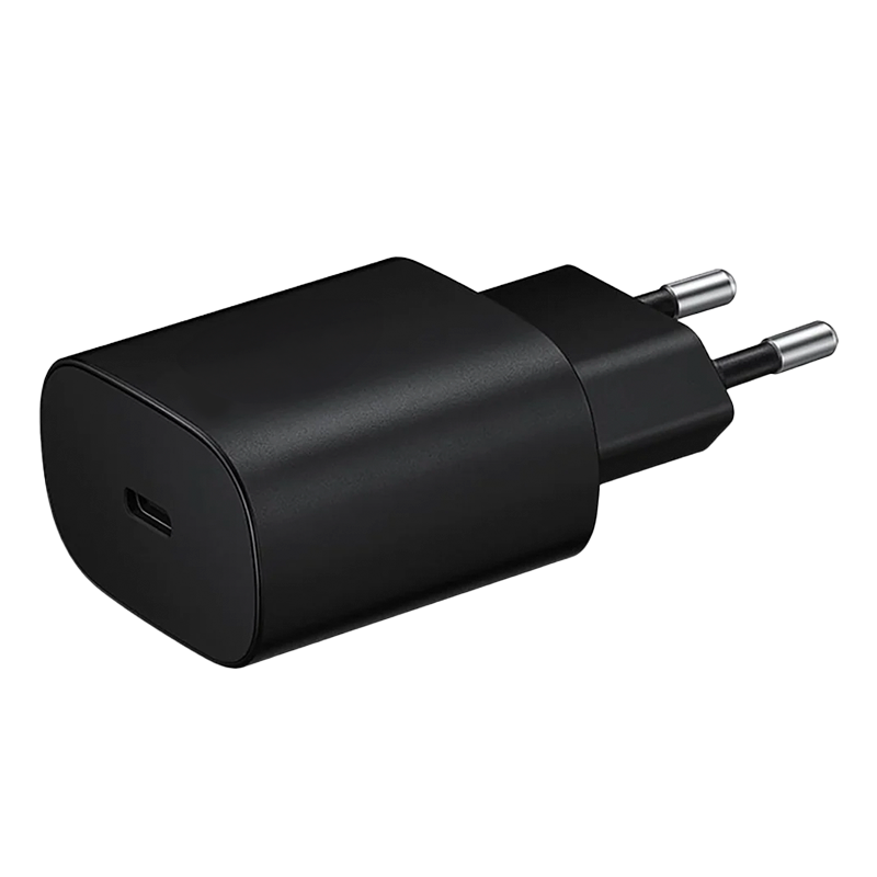 Opladerport 20W USB-C VÆGOPLADER 1 Port - Sort